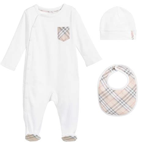 burberry babygrow set|Burberry baby clothes outlet online.